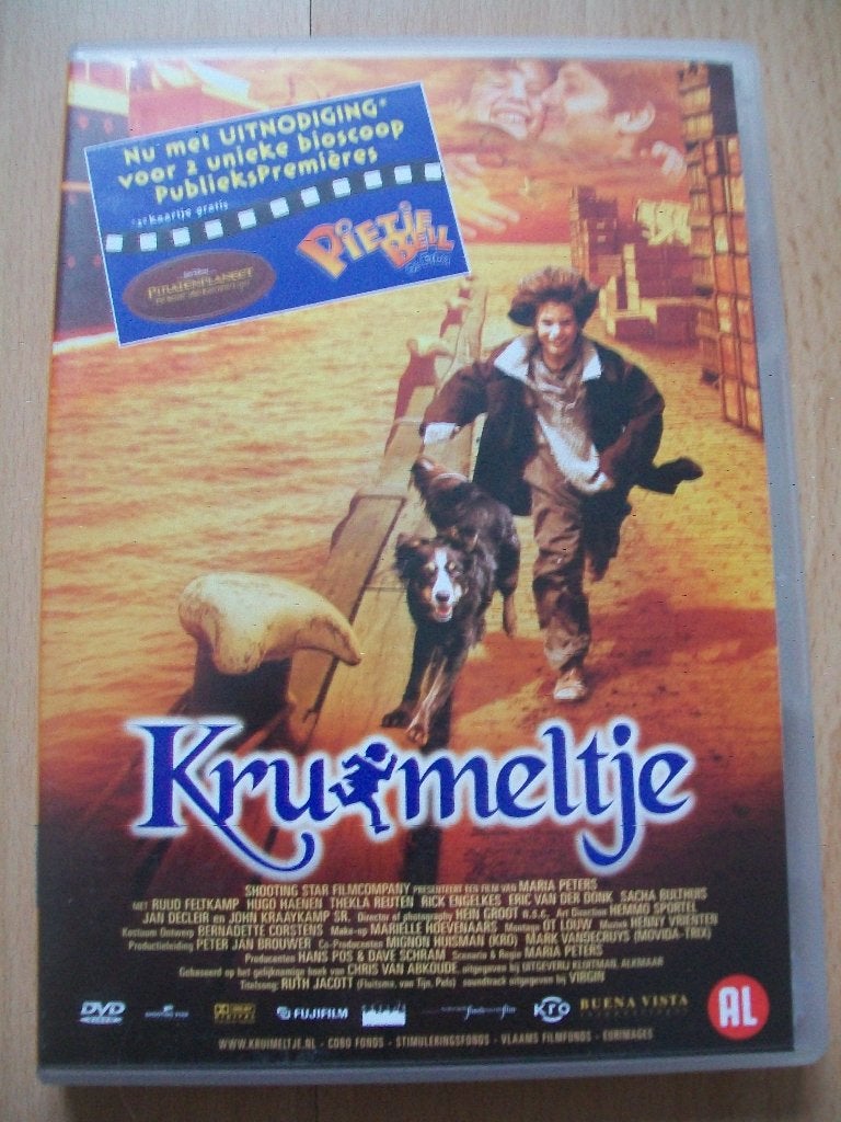 DVD - Kruimeltje - Ruud Feltkamp Hugo Haenen Thekla Reuten, Cd's en Dvd's, Avontuur, Alle leeftijden, Ophalen of Verzenden, Zo goed als nieuw