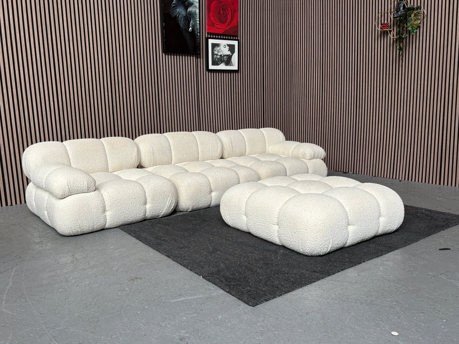 GRATIS LEVERING Japandi Elementenbank 295x90 GEREINIGD, 250 tot 300 cm, Hoekbank, 75 tot 100 cm, Ophalen of Verzenden