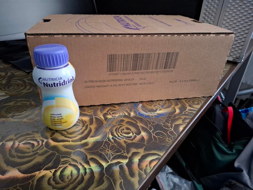 Nutricia Nutridrink 200ML Vanille-smaak, Ophalen, Nieuw, Poeder of Drank