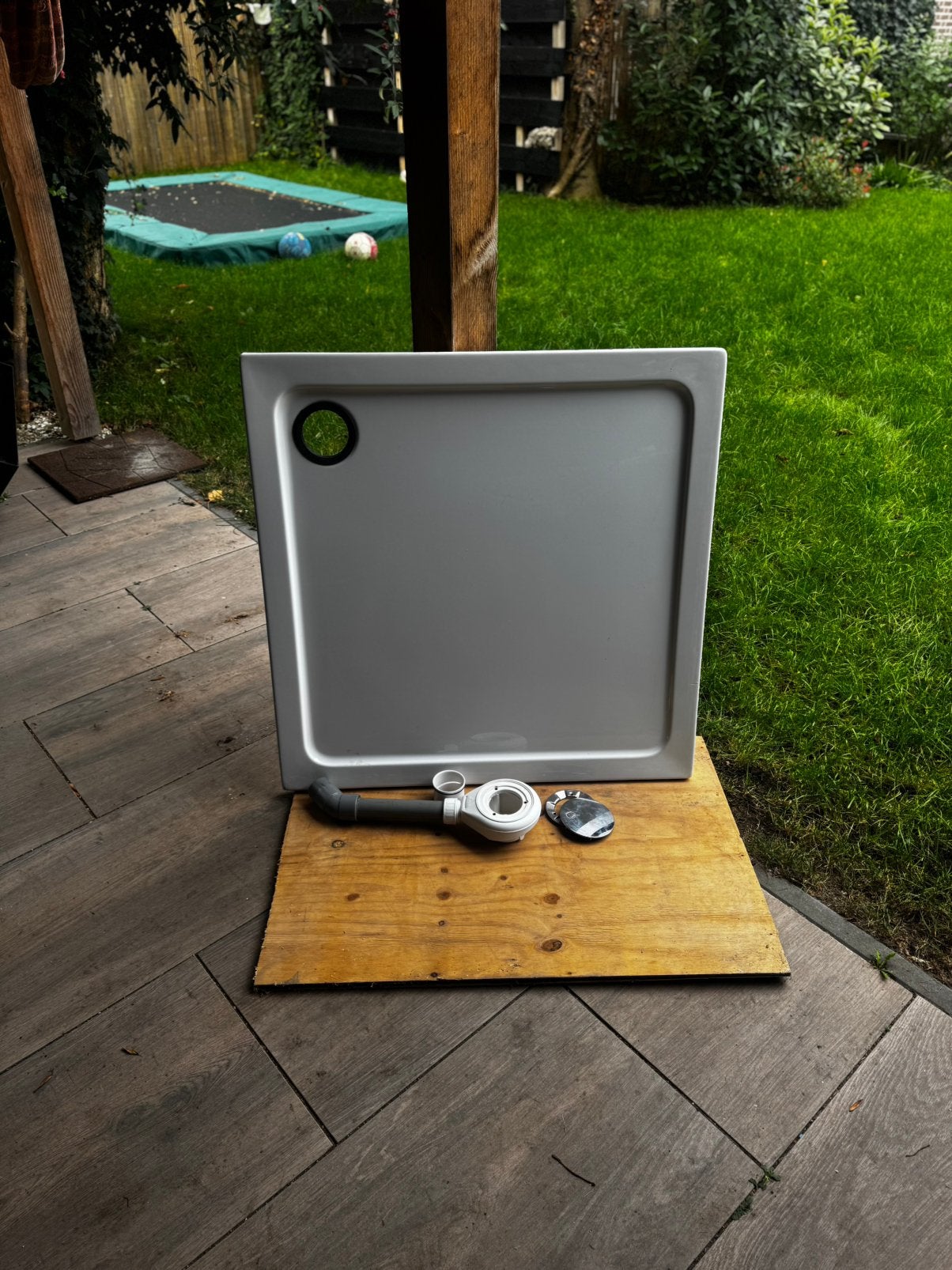 Douchebak 90x90x3,5, Ophalen, Zo goed als nieuw, Douche