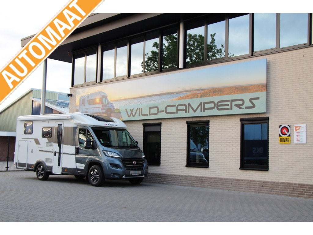 Adria Compact SL - 130PK AUTOM - ENKELE BEDDEN - LVL SYSTEEM, Caravans en Kamperen, Ringverwarming, Fiat, Tot en met 2, 6 tot 7 meter