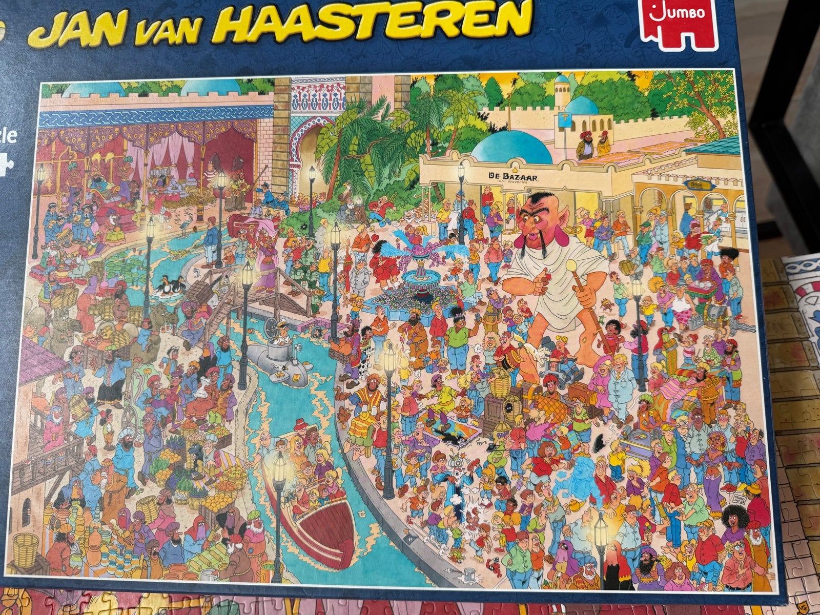 Jan van Haasteren Fata Morgana 5000 stukjes legpuzzel, Hobby en Vrije tijd, Denksport en Puzzels, Ophalen of Verzenden, Zo goed als nieuw