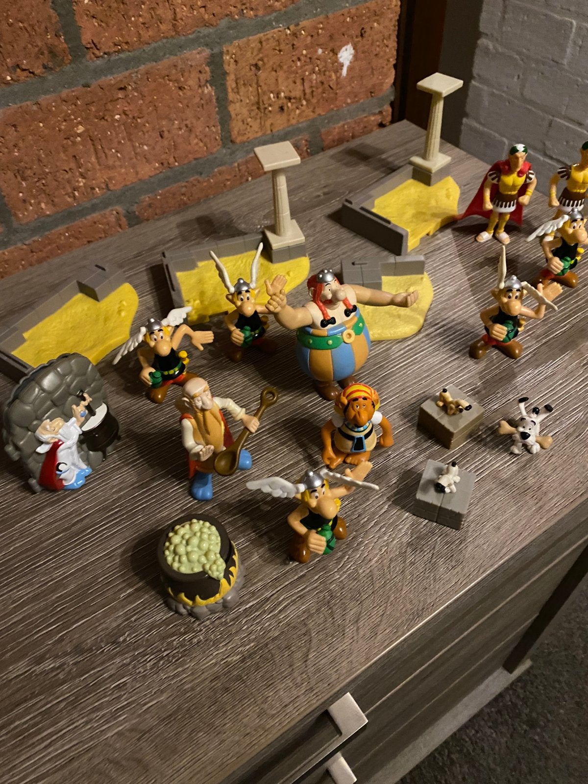 Asterix en Obelix poppetjes, Ophalen of Verzenden, Zo goed als nieuw