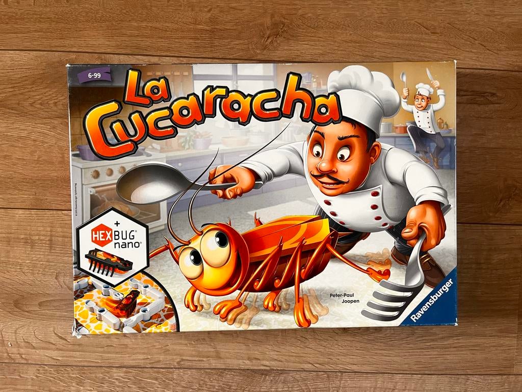 La Cucaracha Bordspel met HEXBUG nano, Een of twee spelers, Ophalen of Verzenden, Gebruikt