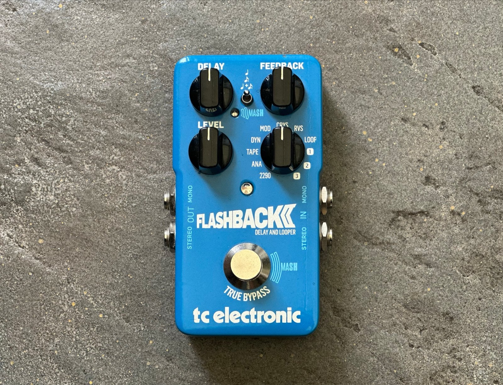 TC Electronic Flashback 2 Delay & Looper Pedaal (incl MASH), Muziek en Instrumenten, Effecten, Ophalen of Verzenden, Zo goed als nieuw
