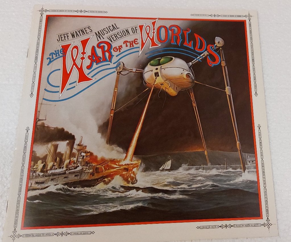JEFF WAYNE SONGBOOK TEKSTEN & ARTWORK War Of The Worlds 1978, Verzenden, Jeff Wayne, NvT, Boek, Tijdschrift of Artikel