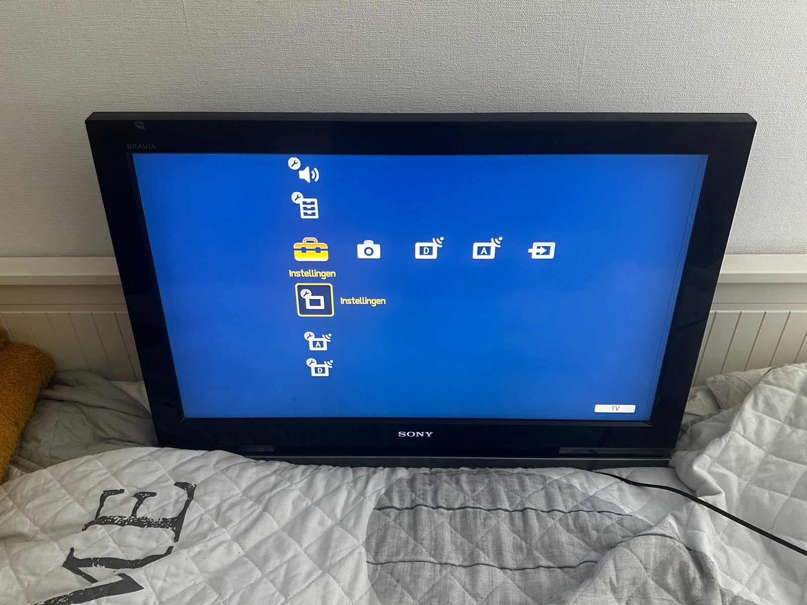 Sony Bravia KDL-32W4000 LCD TV - 32 inch, Ophalen, Gebruikt, 50 Hz, LCD