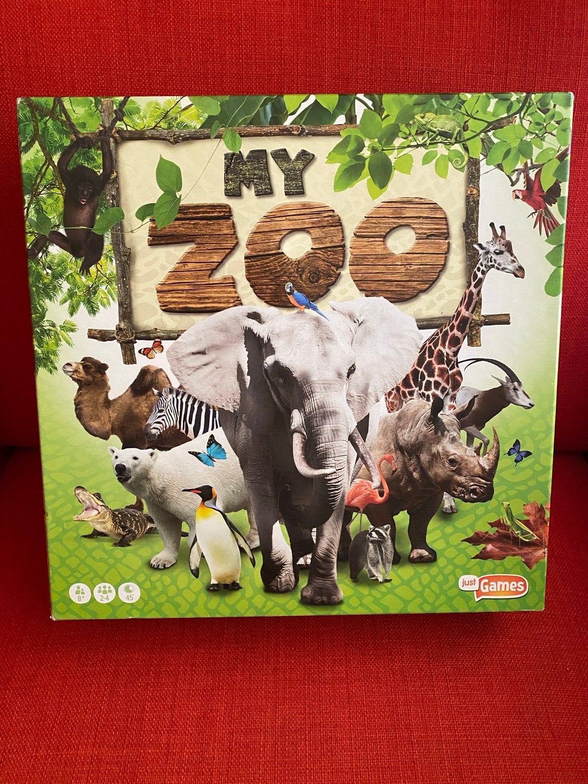 My Zoo Bordspel - Bouw je eigen dierentuin!, Drie of vier spelers, Ophalen of Verzenden, Zo goed als nieuw