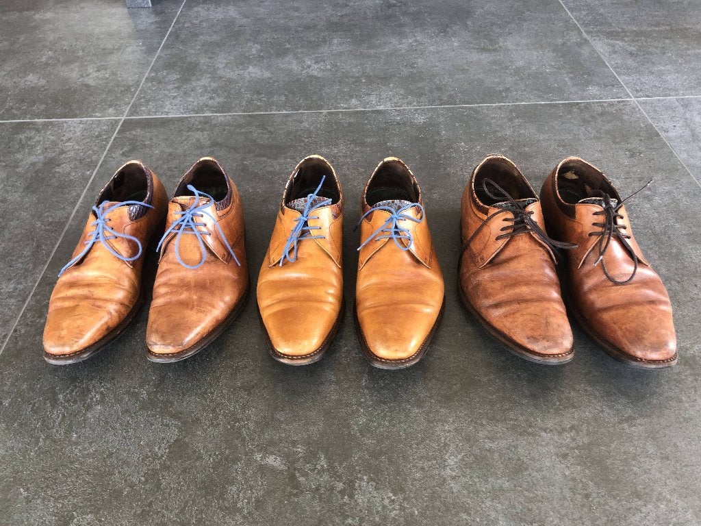 Schoenen FLORIS VAN BOMMEL, maat 6,5 en 7, Kleding | Heren, Bruin, Verzenden, Floris van Bommel, Gedragen
