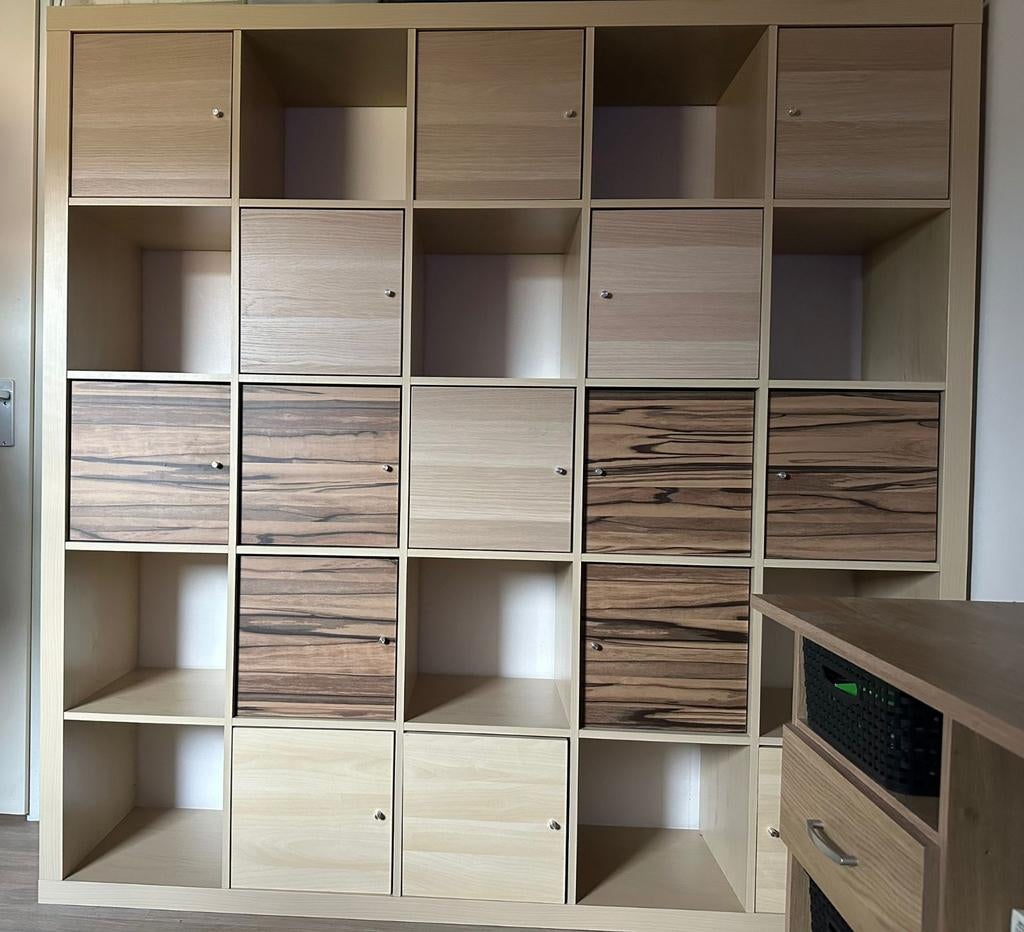 Ikea Kallax Kast 25 vakken 182x182 cm, Ophalen, Zo goed als nieuw