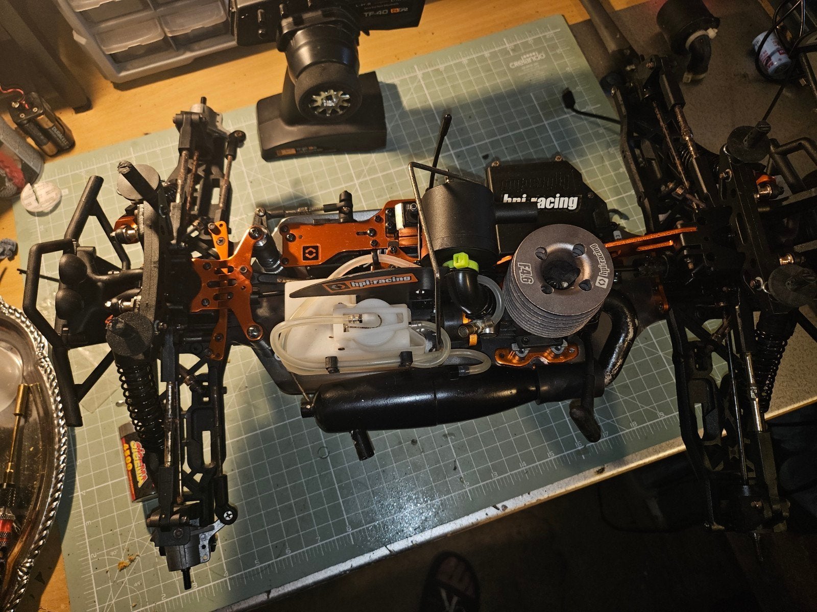HPI Racing RC Nitro Auto (Gebruikt), Gebruikt, Auto offroad, Ophalen of Verzenden, Schaal 1:8