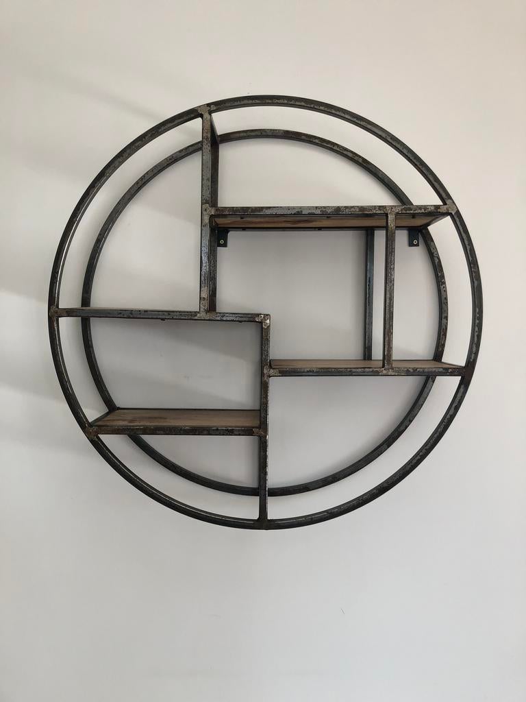 Wandrek met houten plankjes, Ophalen, Zo goed als nieuw