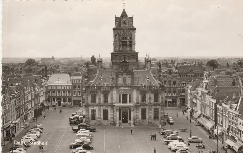 delft- stadhuis, Ophalen of Verzenden, Voor 1920, Zuid-Holland