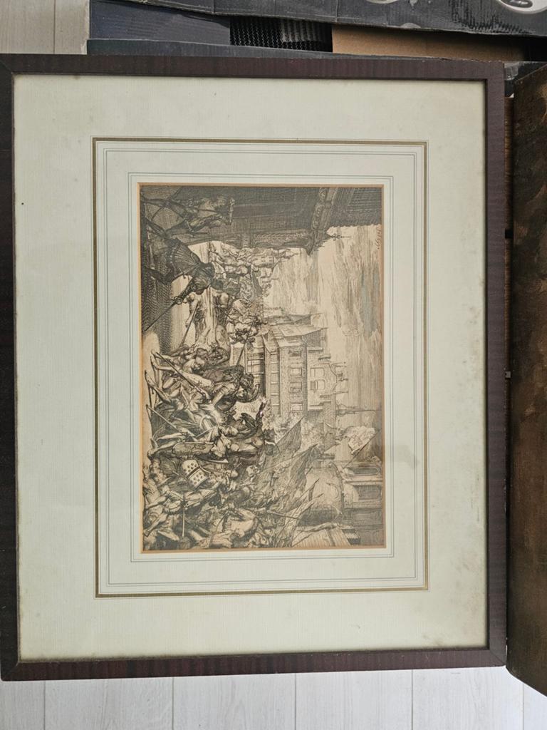 Te koop antieke prentjes kopergravures ed ..., Antiek en Kunst, Kunst | Etsen en Gravures, Ophalen of Verzenden