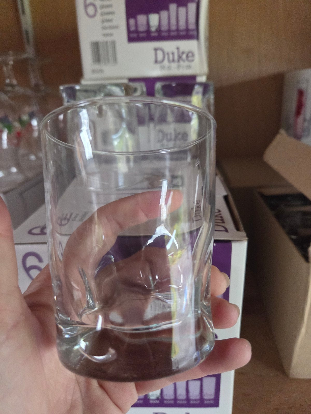 Durobor Duke tumblers / whiskyglazen 24cl - 3 dozen 18 stuks, Ophalen, Zo goed als nieuw, Overige typen