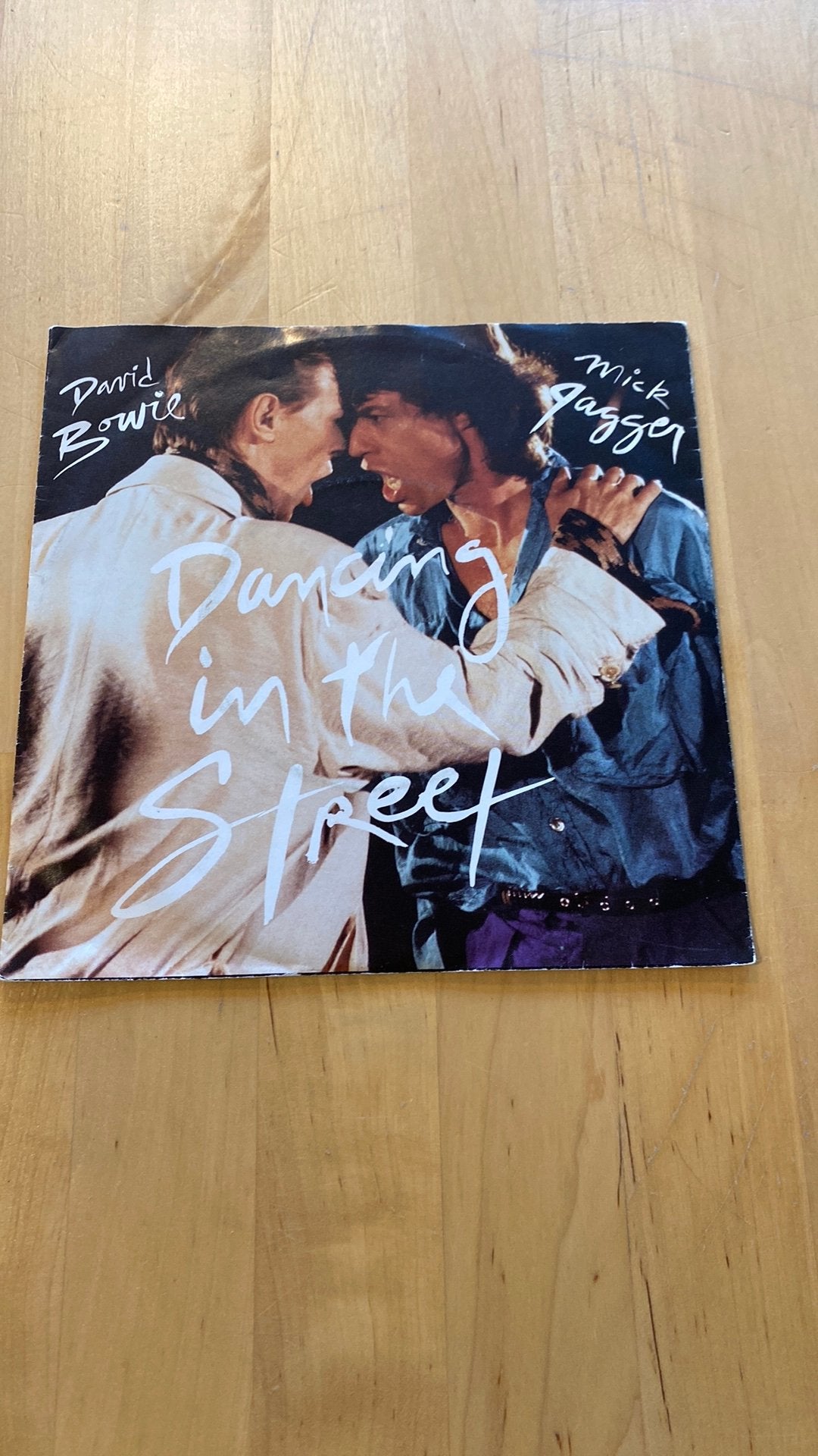 Vinyl single David Bowie Mick Jagger - Dancing in the street, Ophalen of Verzenden, Zo goed als nieuw, Rock en Metal