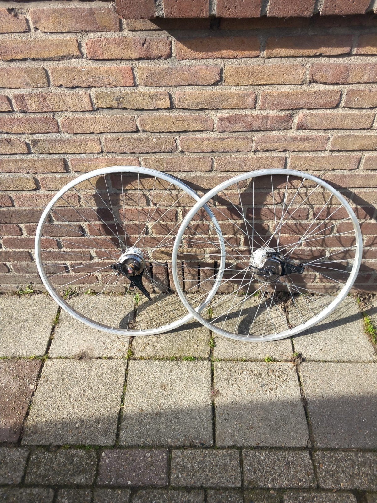 Setje 28inch Nexus 7speed wielen., Elektrische fiets, Gebruikt, Setje 28inch Nexus 7speed wielen., Aluminium