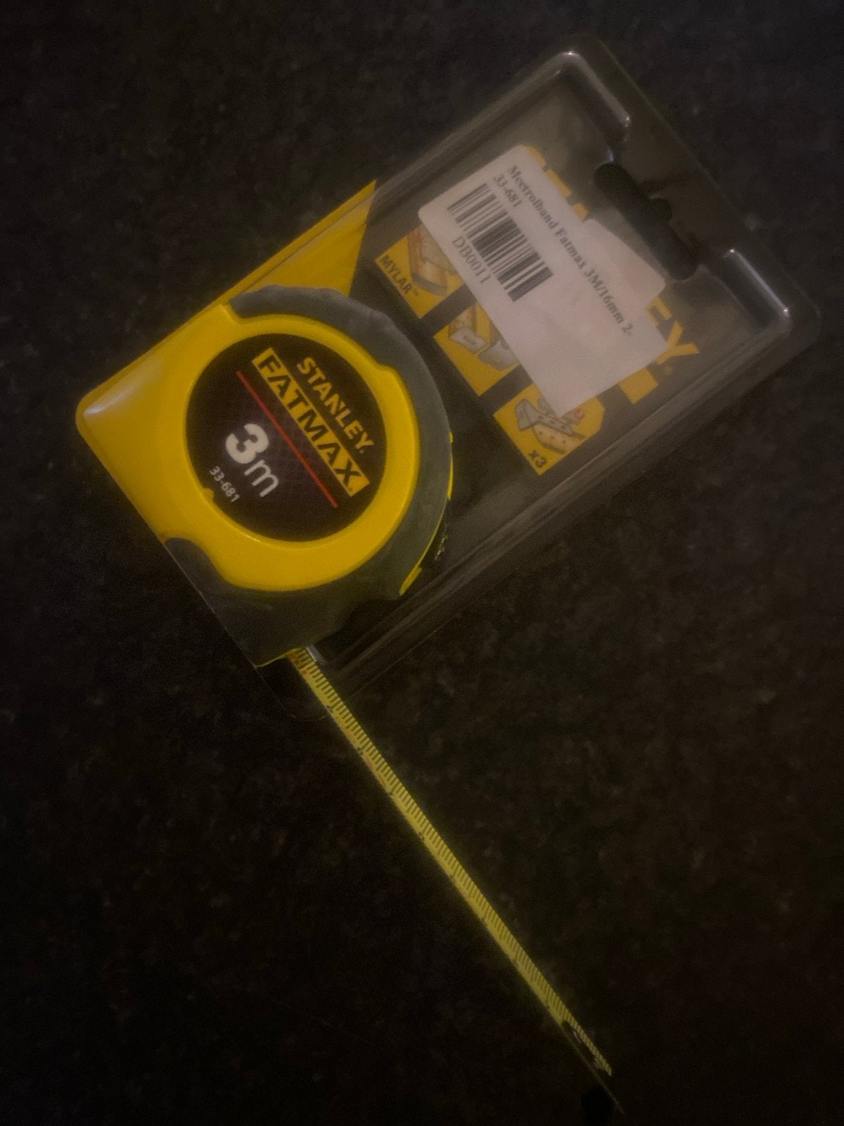 Stanley Fatmax Rolmaat 3m/16mm - Nieuw, Ophalen of Verzenden, Nieuw, Rolmaat/meetlint, Stanley