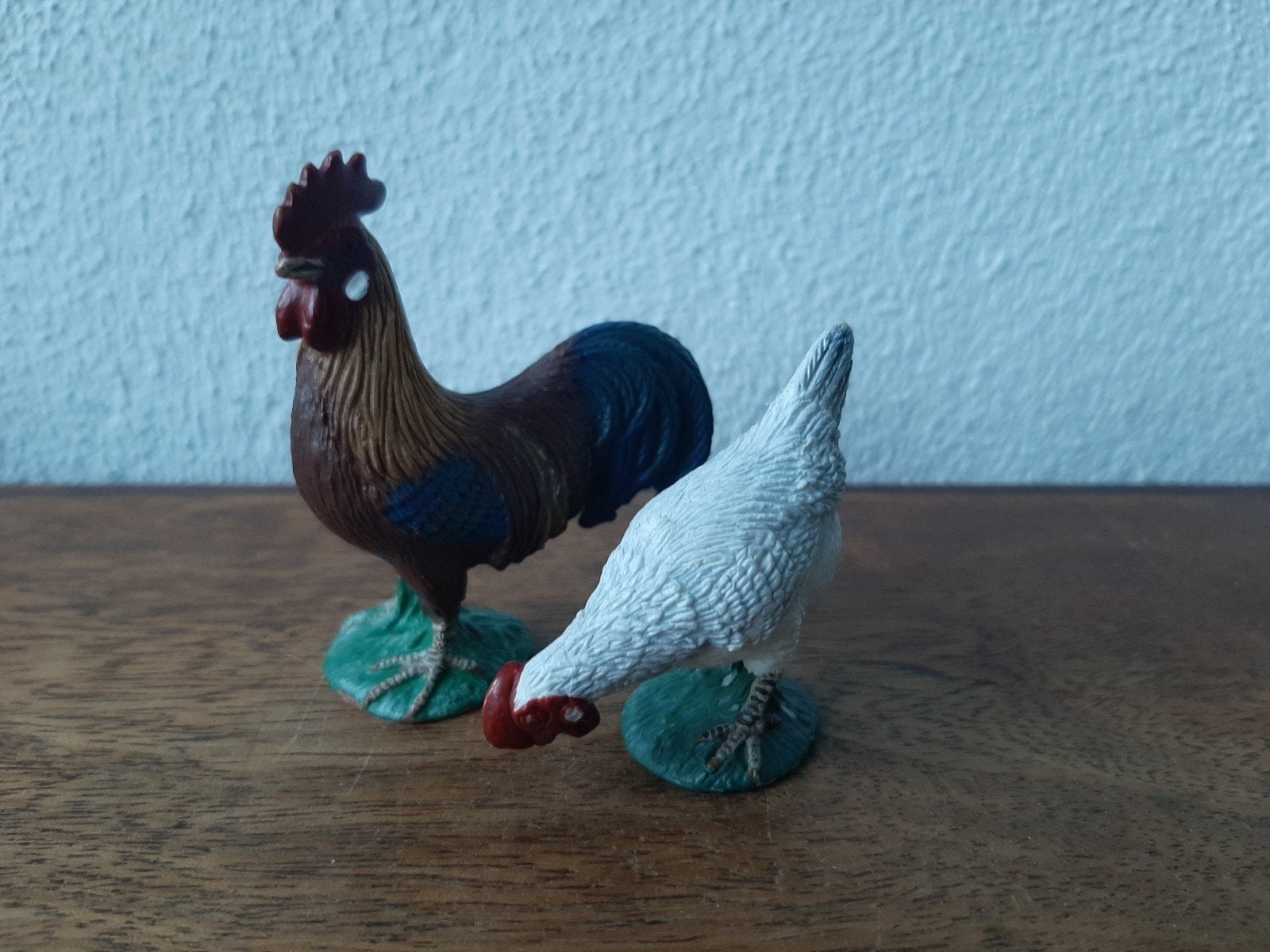 Schleich Kip en Haan, Ophalen of Verzenden, Gebruikt, Boerderijdier