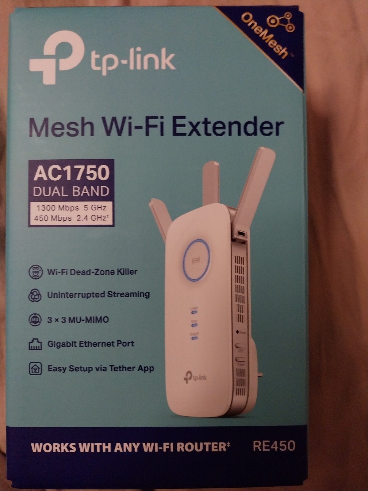 TP-Link AC1750 Mesh Wi-Fi Extender RE450 - Nieuw in doos, Computers en Software, Routers en Modems, Ophalen of Verzenden, Nieuw