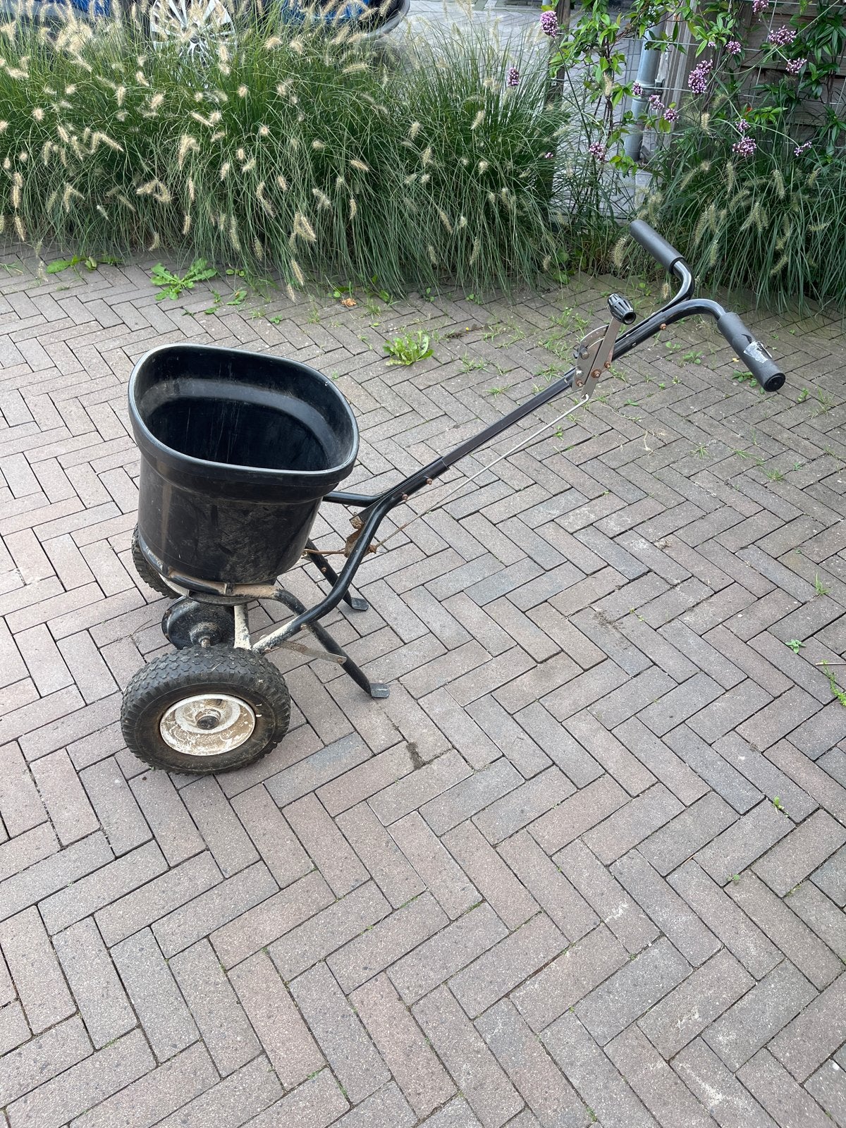 Strooiwagen voor zaad of mest - Gebruikt, Ophalen of Verzenden, Gebruikt