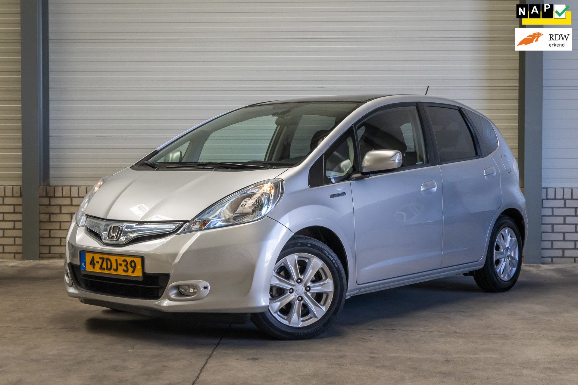 Honda Jazz 1.4 Hybrid Elegance / RIJKLAAR / DEALER ONDERHOUD, Auto's, Stof, Gebruikt, Zwart, 4 cilinders