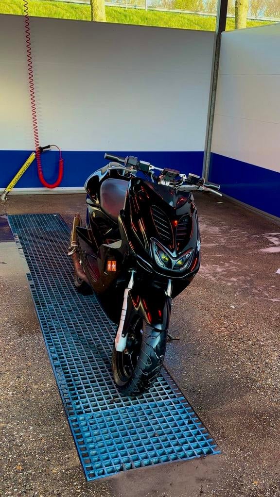 Yamaha aerox 70cc polini sprinter, Fietsen en Brommers, Scooters | Yamaha, Ophalen, Zo goed als nieuw, Tweetakt, Aerox