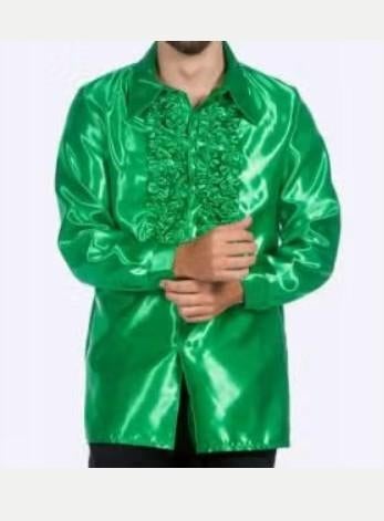 Disco Flower Power overhemden mt M en L, Ophalen of Verzenden, Nieuw, Overige maten, Kleding