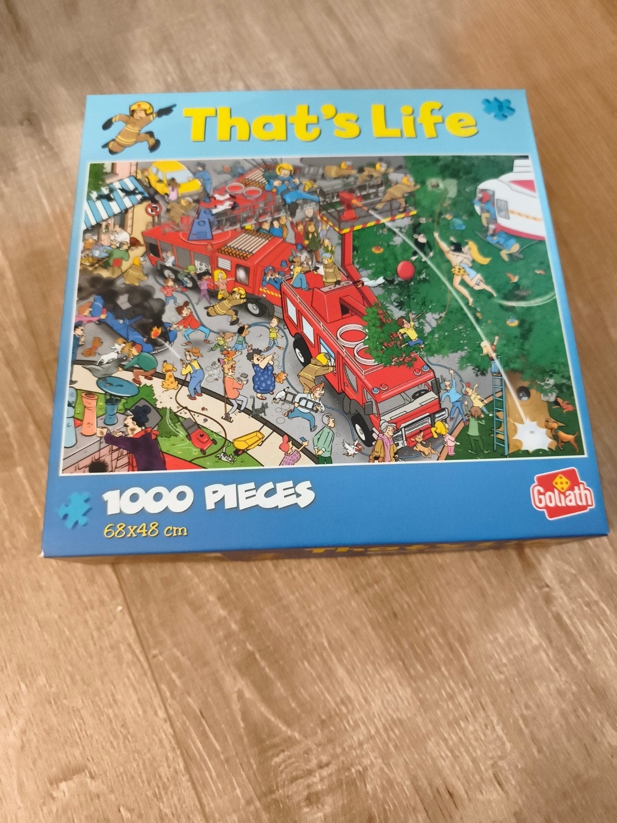 Compleet puzzel That's Life brandweer, Ophalen