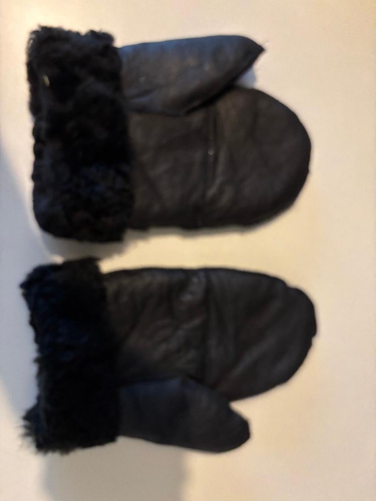 Wanten (leer), Ophalen of Verzenden, Zo goed als nieuw, Handschoenen