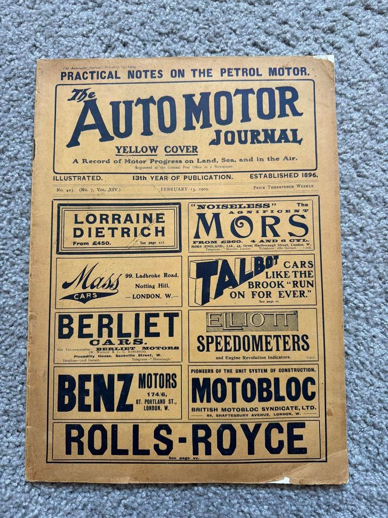 The Auto Motor Journal - 13e Jaargang, 1899, Ophalen of Verzenden, Gelezen, Algemeen