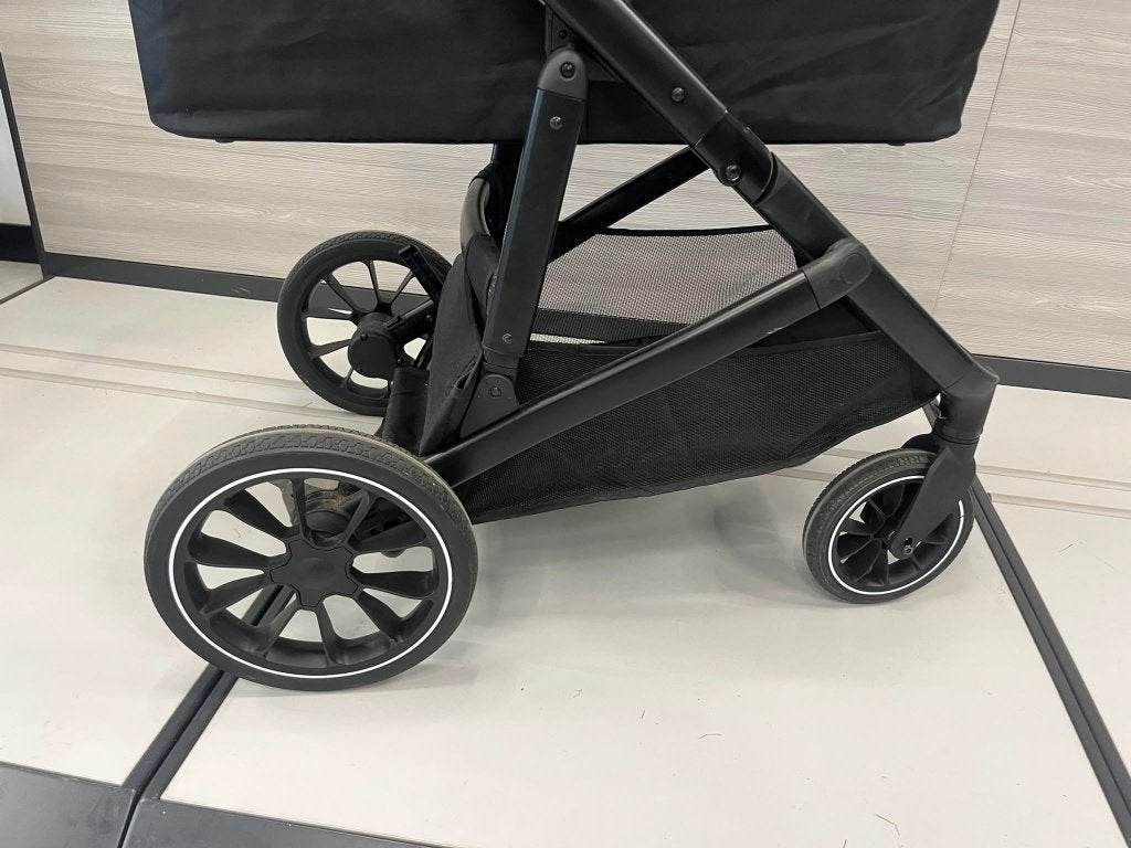 Evy Kinderwagen Zwart, Ophalen of Verzenden, Zo goed als nieuw, Zonnekap