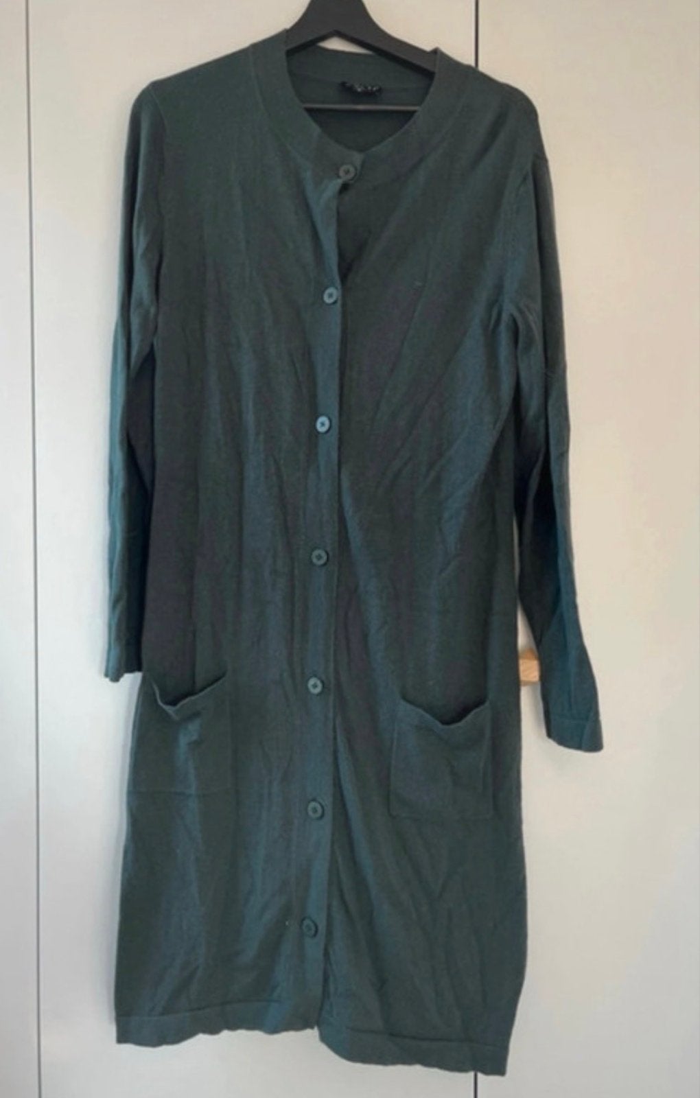 ZILCH Lang Vest/Cardigan - Maat M - Donkergroen, Ophalen of Verzenden, Zo goed als nieuw, Maat 38/40 (M), Groen