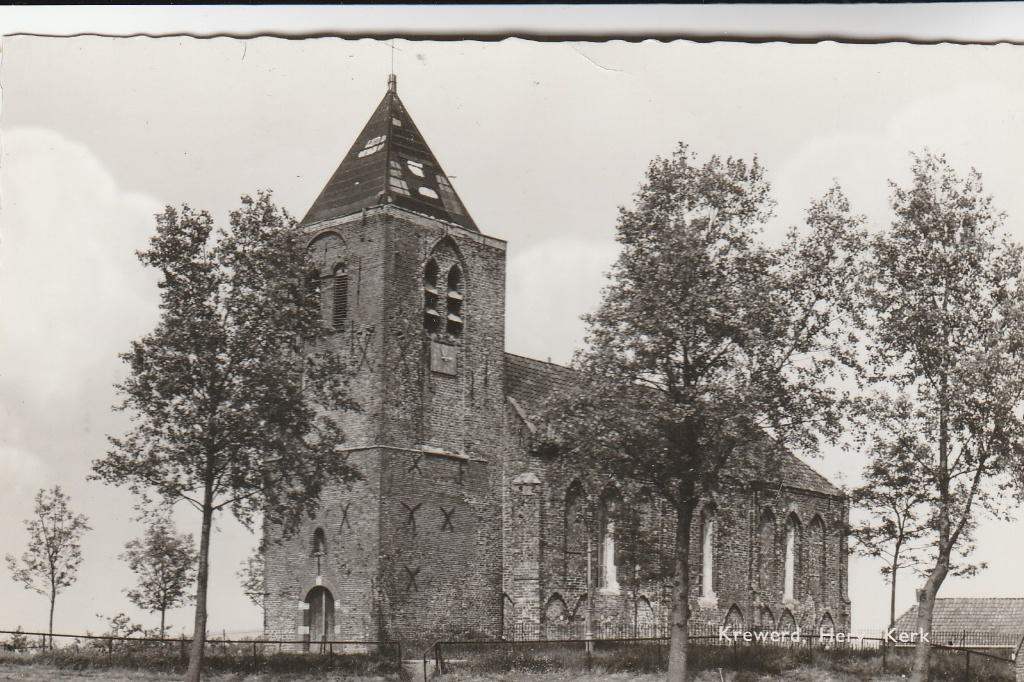 krewerd- herv. kerk, Verzenden, 1940 tot 1960, Friesland