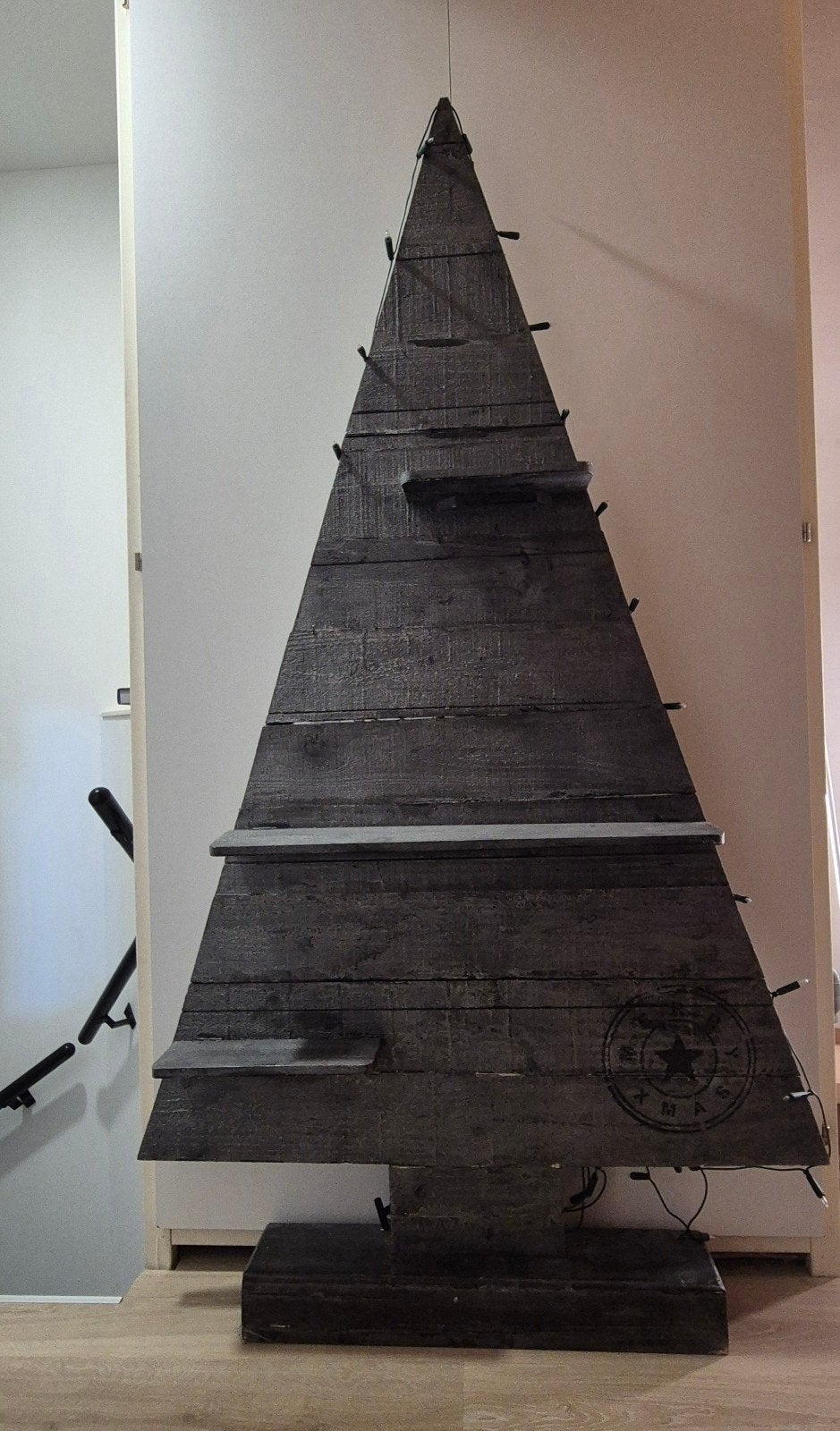 Houten Kerstboom, Ophalen of Verzenden, Gebruikt