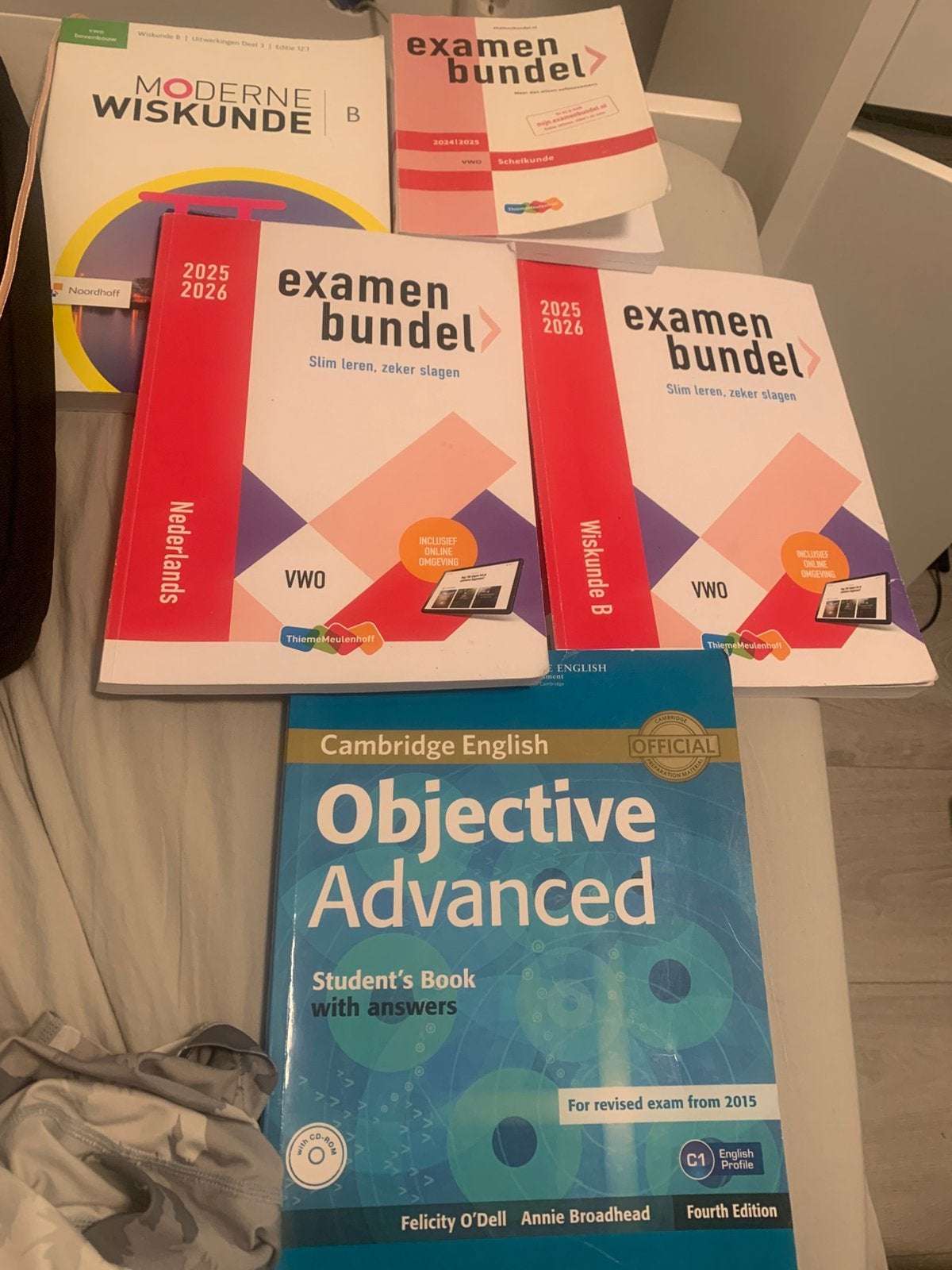 Examenbundels VWO. Wiskunde B, Scheikunde, Nederlands engels, Boeken, Schoolboeken, Ophalen, Zo goed als nieuw, VWO, Wiskunde B