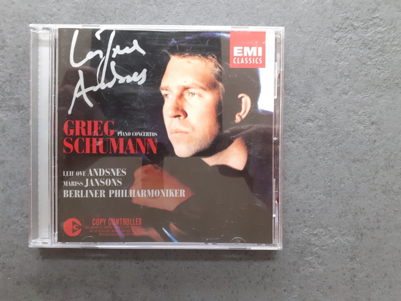 Leif Ove Andsnes gesigneerde cd, Ophalen of Verzenden, Romantiek, Gebruikt, Orkest of Ballet