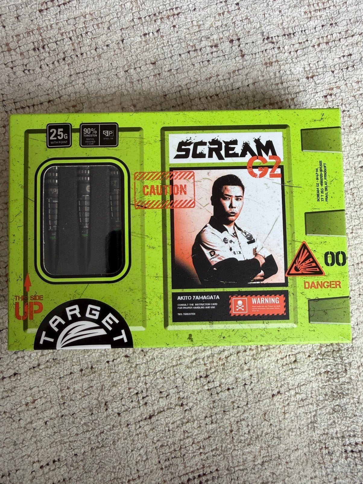 Target Japan Akito Yamagata Scream G2 Swiss Point 90%, Ophalen of Verzenden, Zo goed als nieuw, Pijlen