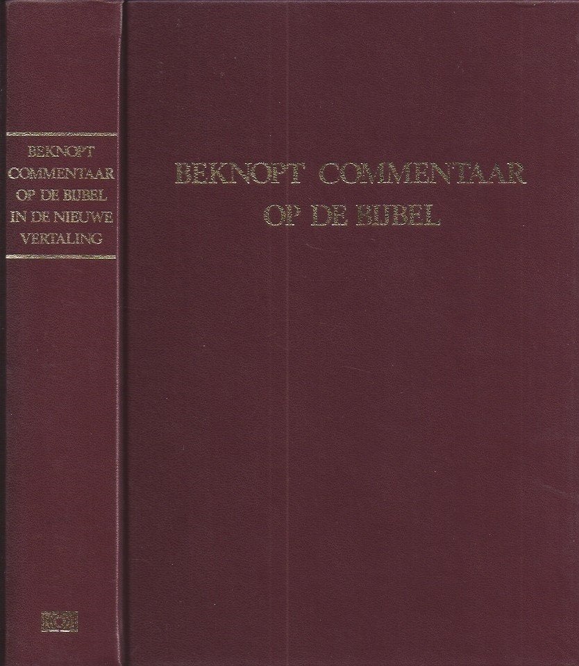 Beknopt Commentaar op de Bijbel Nieuwe Vertaling 1951, Ophalen of Verzenden, Zo goed als nieuw