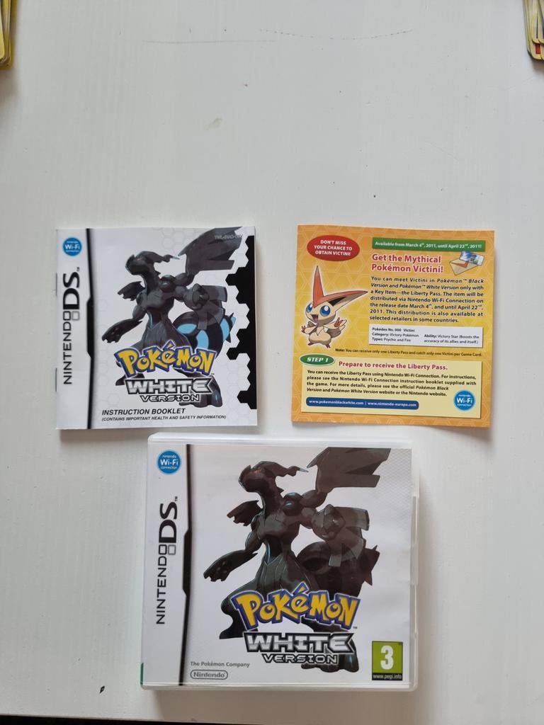 Pokemon White Version, DS, Spelcomputers en Games, Games | Nintendo DS, 1 speler, Ophalen of Verzenden, Zo goed als nieuw, Role Playing Game (Rpg)