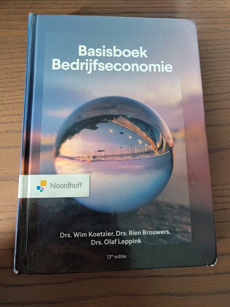 Basisboek Bedrijfseconomie, 13e editie, Boeken, Noordhoff, Ophalen of Verzenden, Zo goed als nieuw, Bedrijfseconomie of M&O