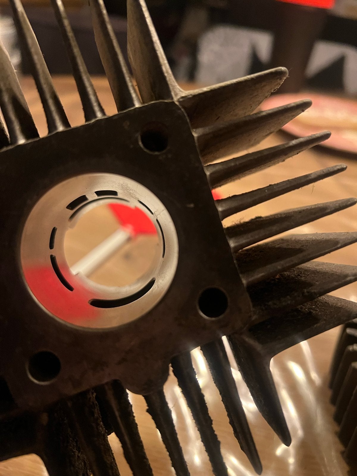 Snel setje 8 poorts 50cc Puch Maxi chroomwand, Ophalen of Verzenden, Gebruikt, Cilinder