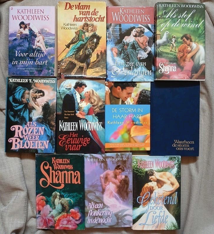 Grote collectie Kathleen Woodiwiss romans (10 boeken), Ophalen of Verzenden, Gelezen, Kathleen Woodiwiss, Nederland
