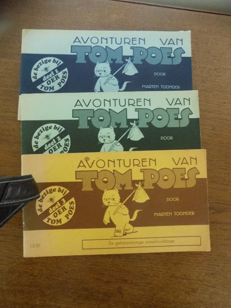 Tom Poes ~ Complete serie OER 1 t/m 3, Complete serie of reeks, Ophalen of Verzenden, Gelezen, Marten Toonder