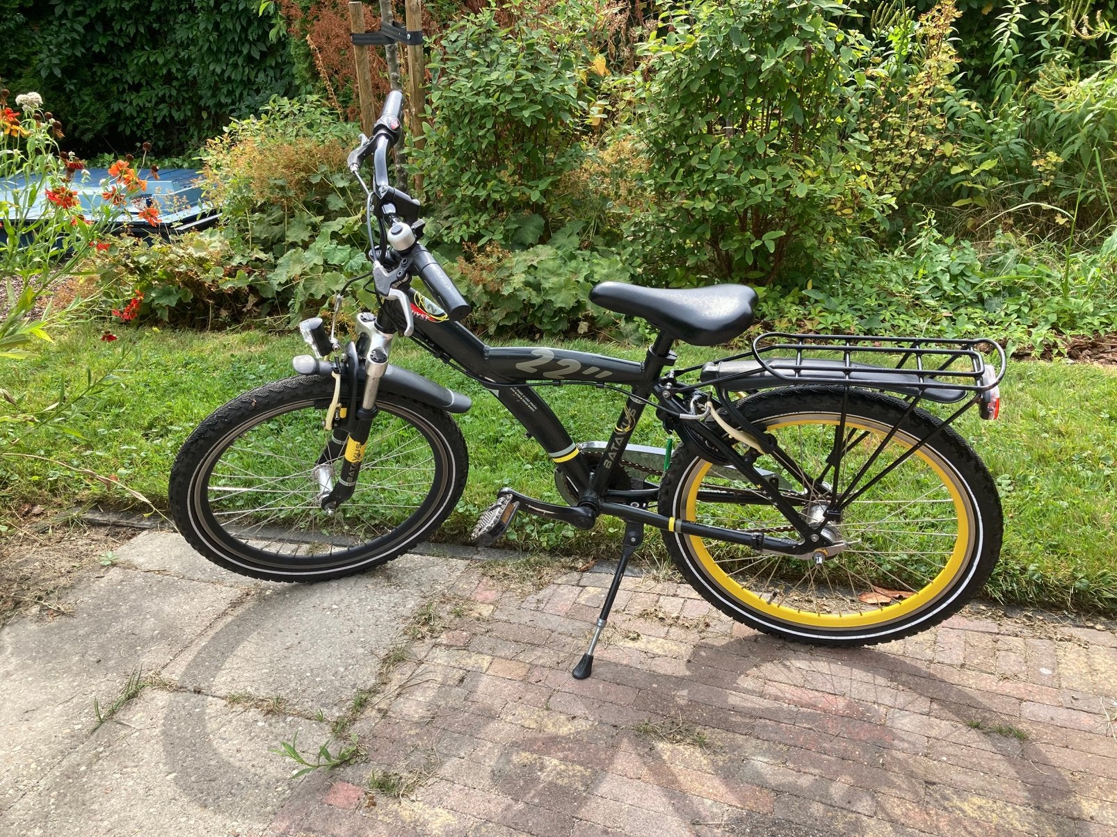 Batavus kinderfiets 22 inch, Ophalen, Terugtraprem, 22 inch, Handrem