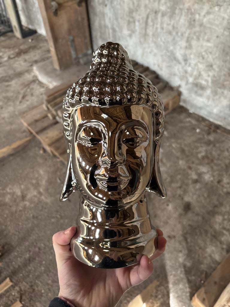 140 stuks Keramiek Woondecoratie Boeddha Hoofd Zilver, Huis en Inrichting, Woonaccessoires | Boeddhabeelden, Ophalen