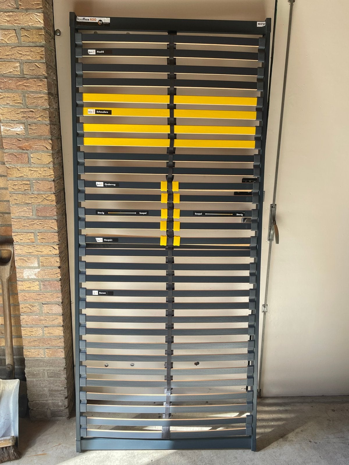 Bossflex 400 lattenbodem 90x210 cm, Ophalen, Gebruikt, 90 cm, Eenpersoons