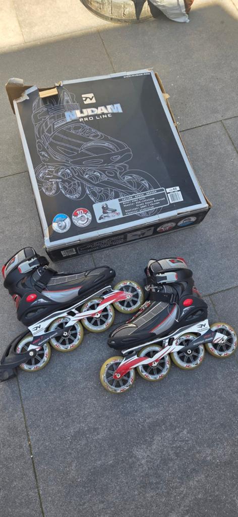 Nijdam Pro Line skeelers, maat 42, Sport en Fitness, Schaatsen, Ophalen, Gebruikt, Overige typen, Nijdam