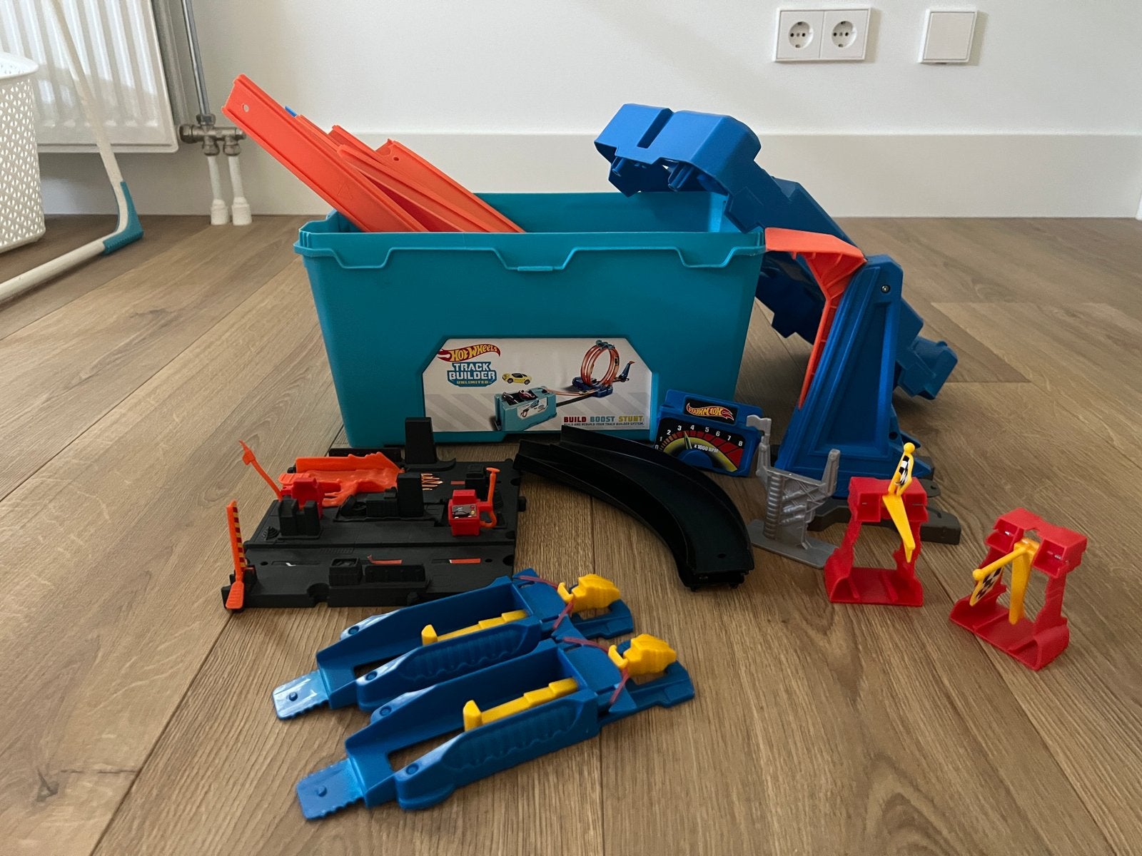Hot Wheels Track Builder Unlimited set, Ophalen of Verzenden, Zo goed als nieuw