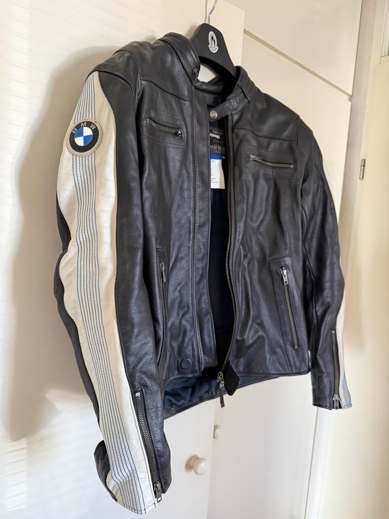 BMW motorjack (leer) Club Men (maat M), Motoren, Kleding | Motorkleding, Ophalen of Verzenden, Tweedehands, Heren, Jas | leer